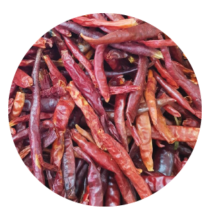 Chiles Secos y Especias